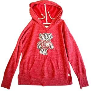 Colosseum Red Women's Graphic Hoodie Sweater